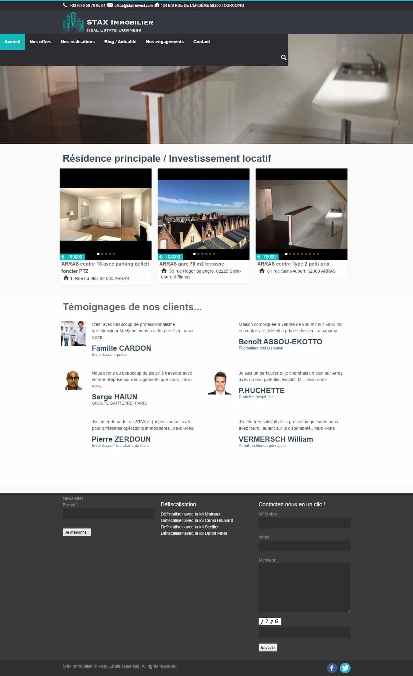 investissement immobilier defiscalisation