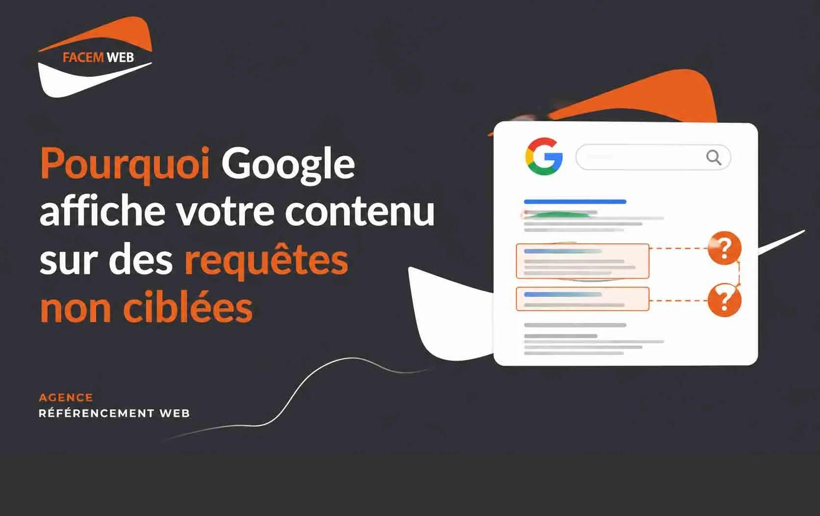affichage contenu requete non ciblée google