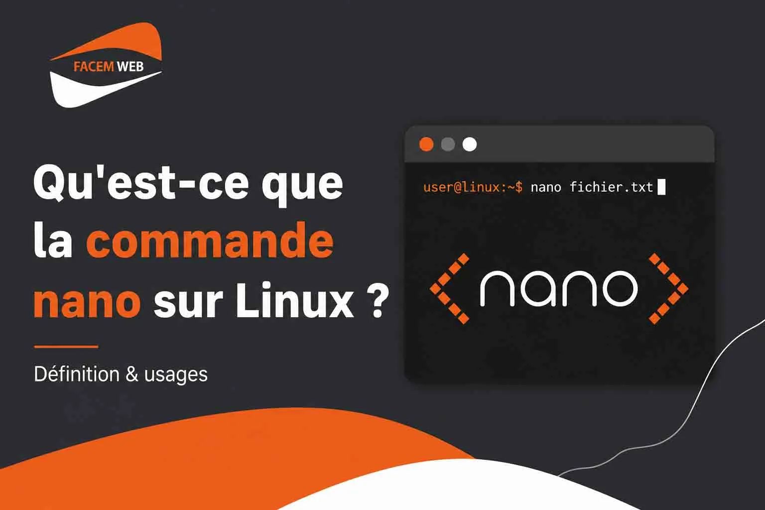commande nano linux