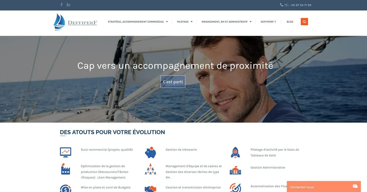 creation site sur lens