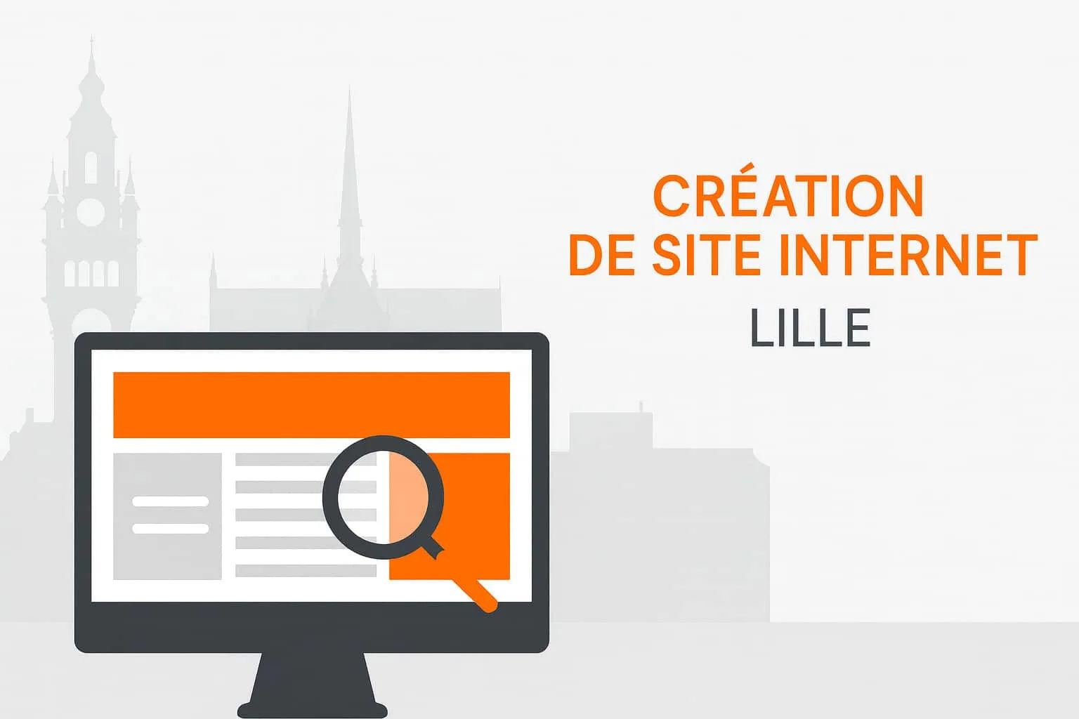 Site vitrine conçu pour une entreprise de la métropole lilloise