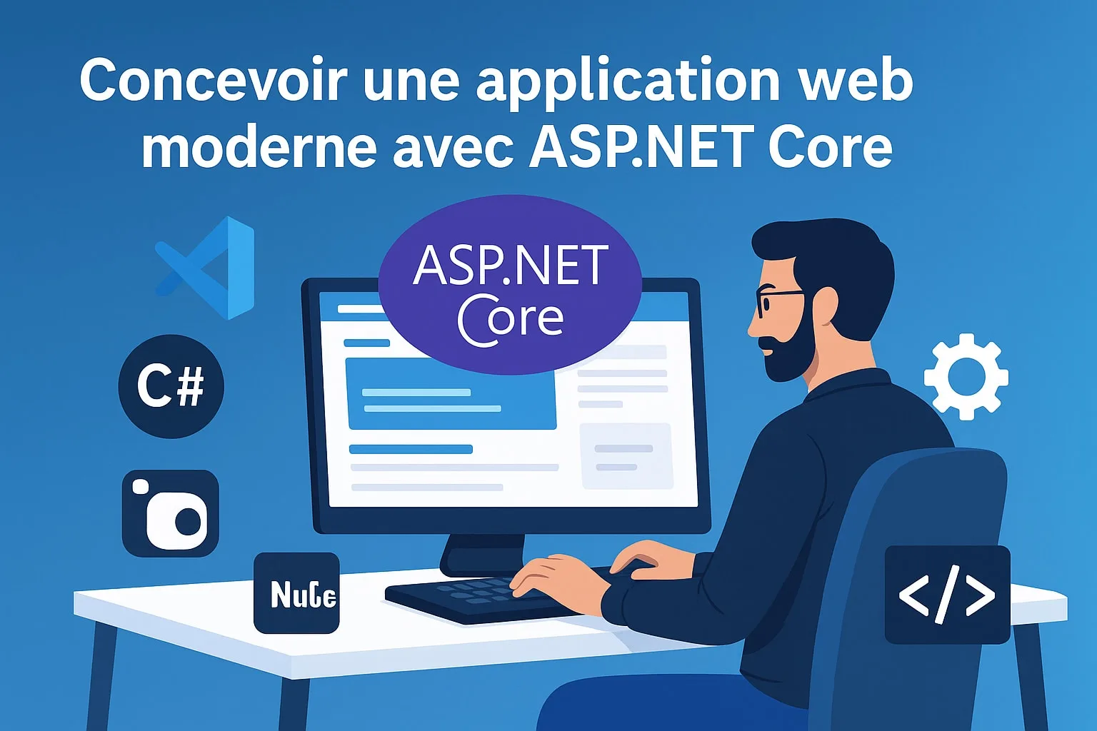 creer application web avec asp net core