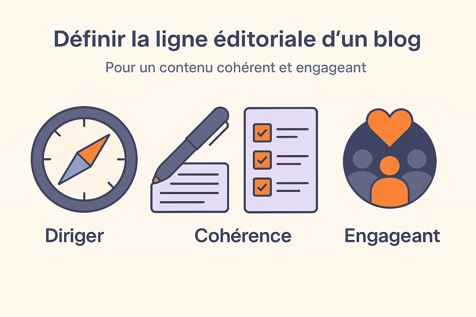 definition ligne editoriale blog
