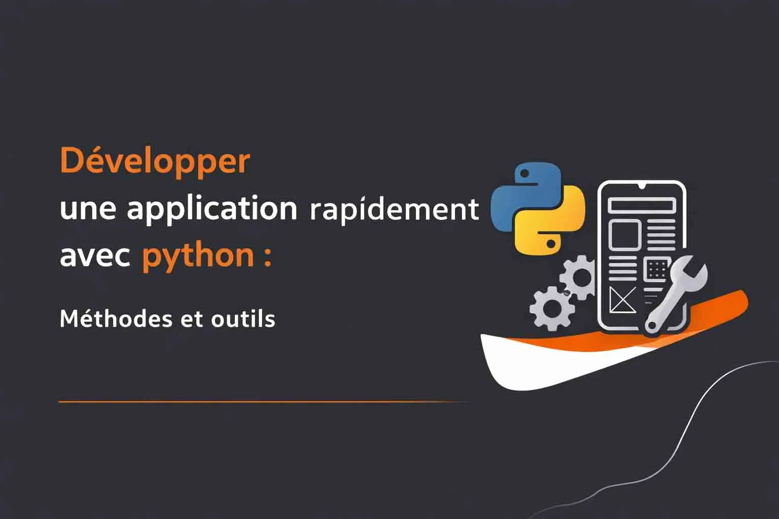 developper une application en python