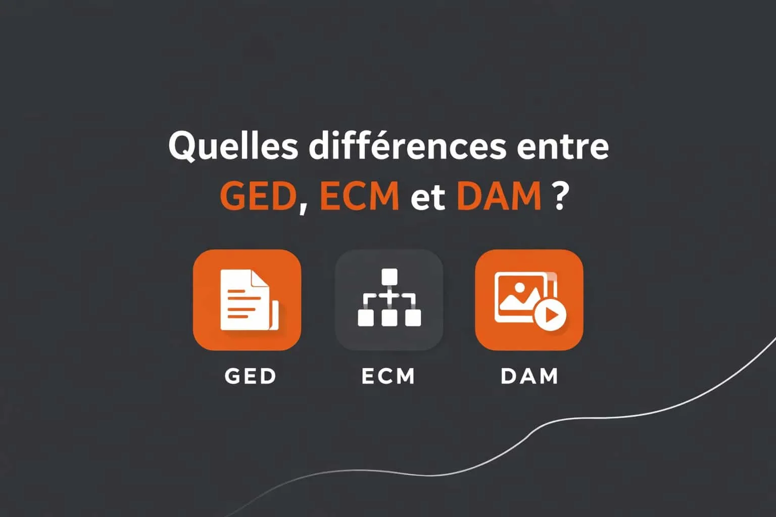 differences entre GED DAM et ECM