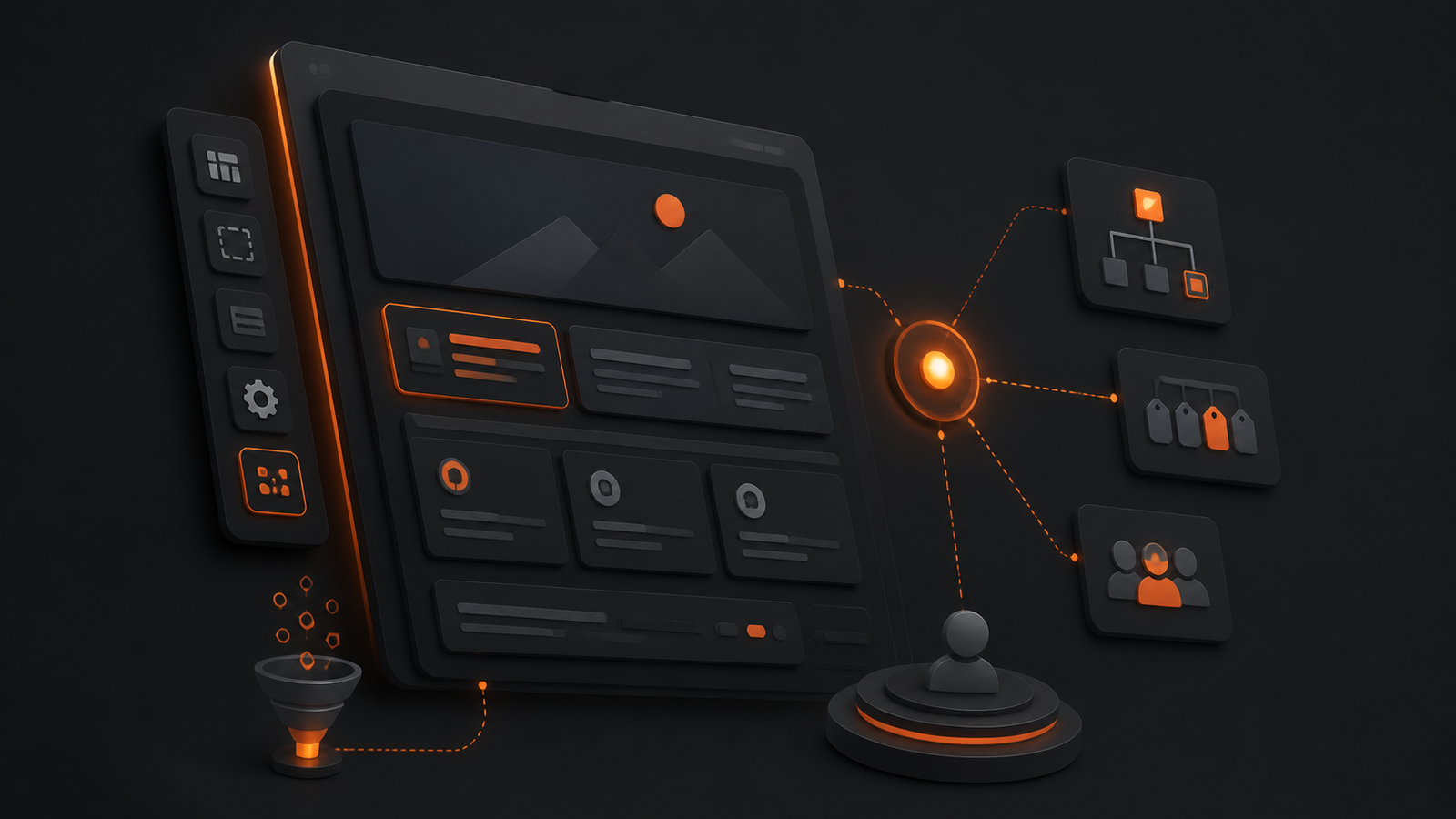 Conditions d'affichage configurées sur un modèle du Theme Builder