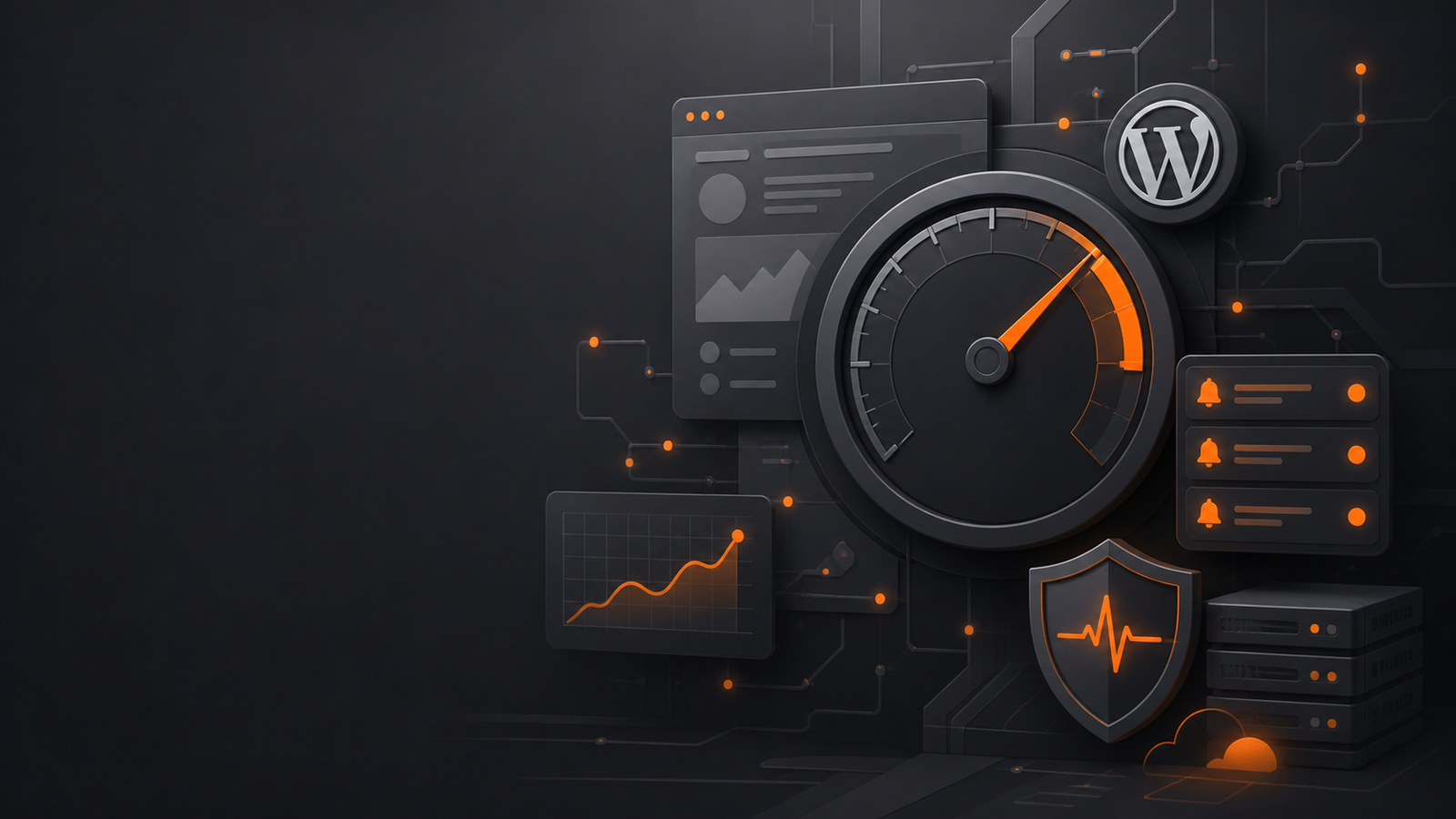 Écran de diagnostic technique d'une installation WordPress
