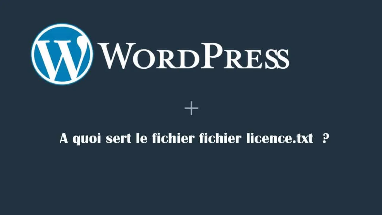 fichier licence txt