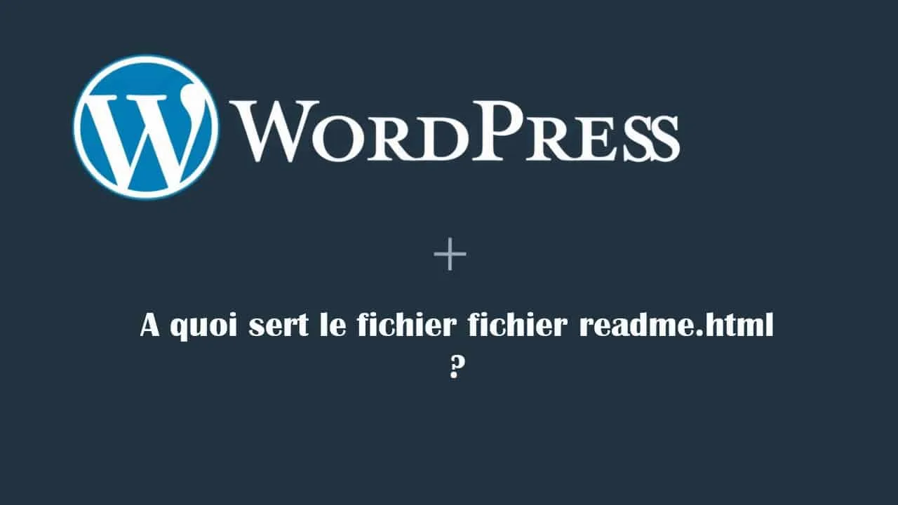 fichier readme html wordpress