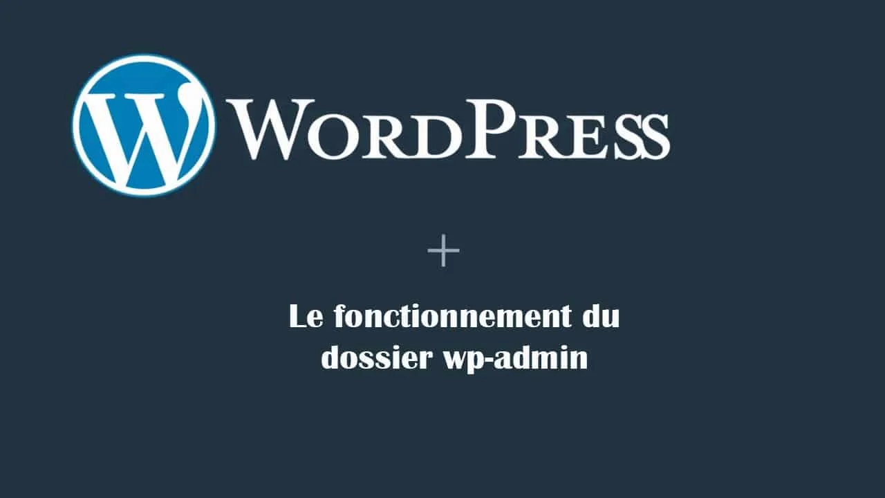 fichier wp admin