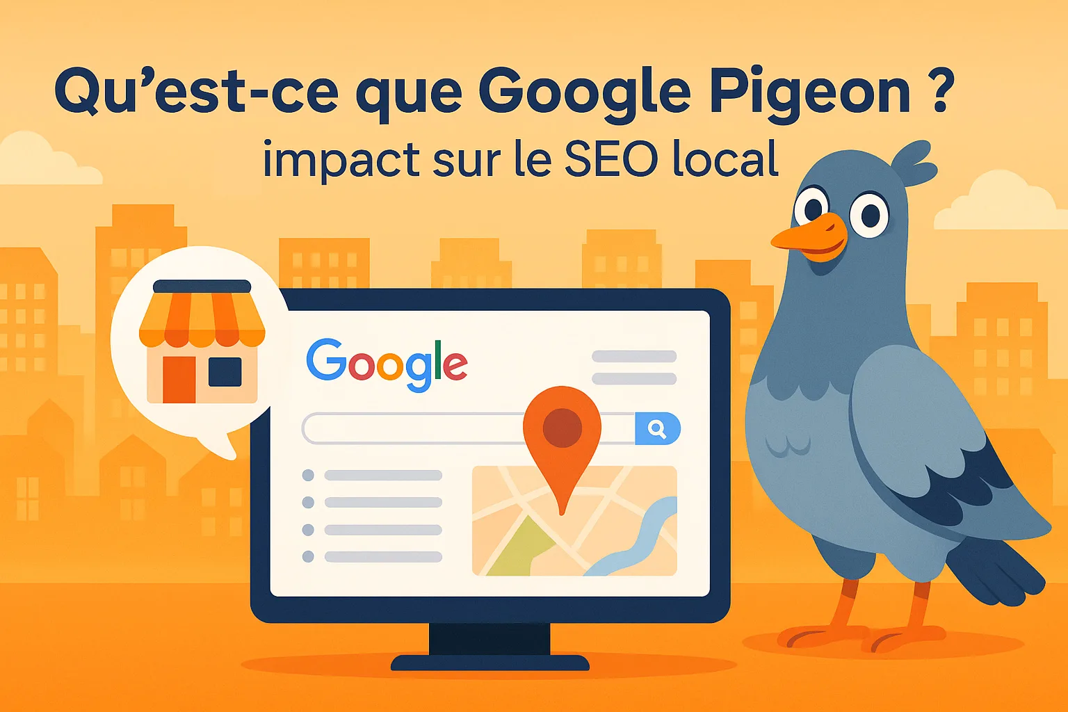 google pigeon definition