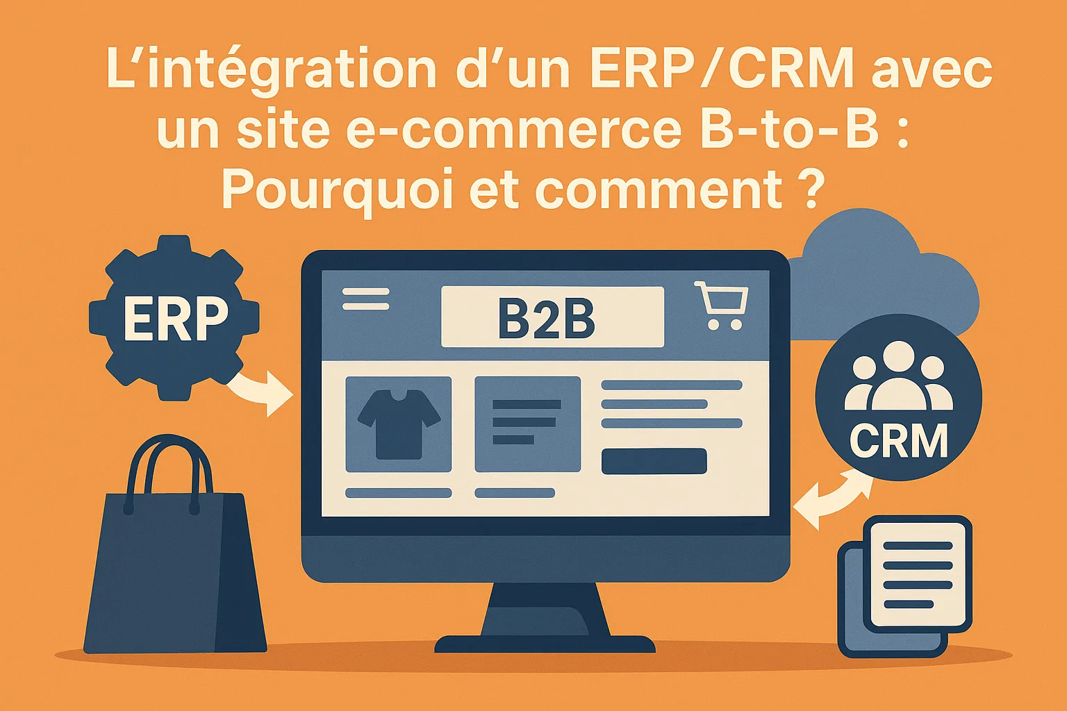 integration erp crm e commerce btob