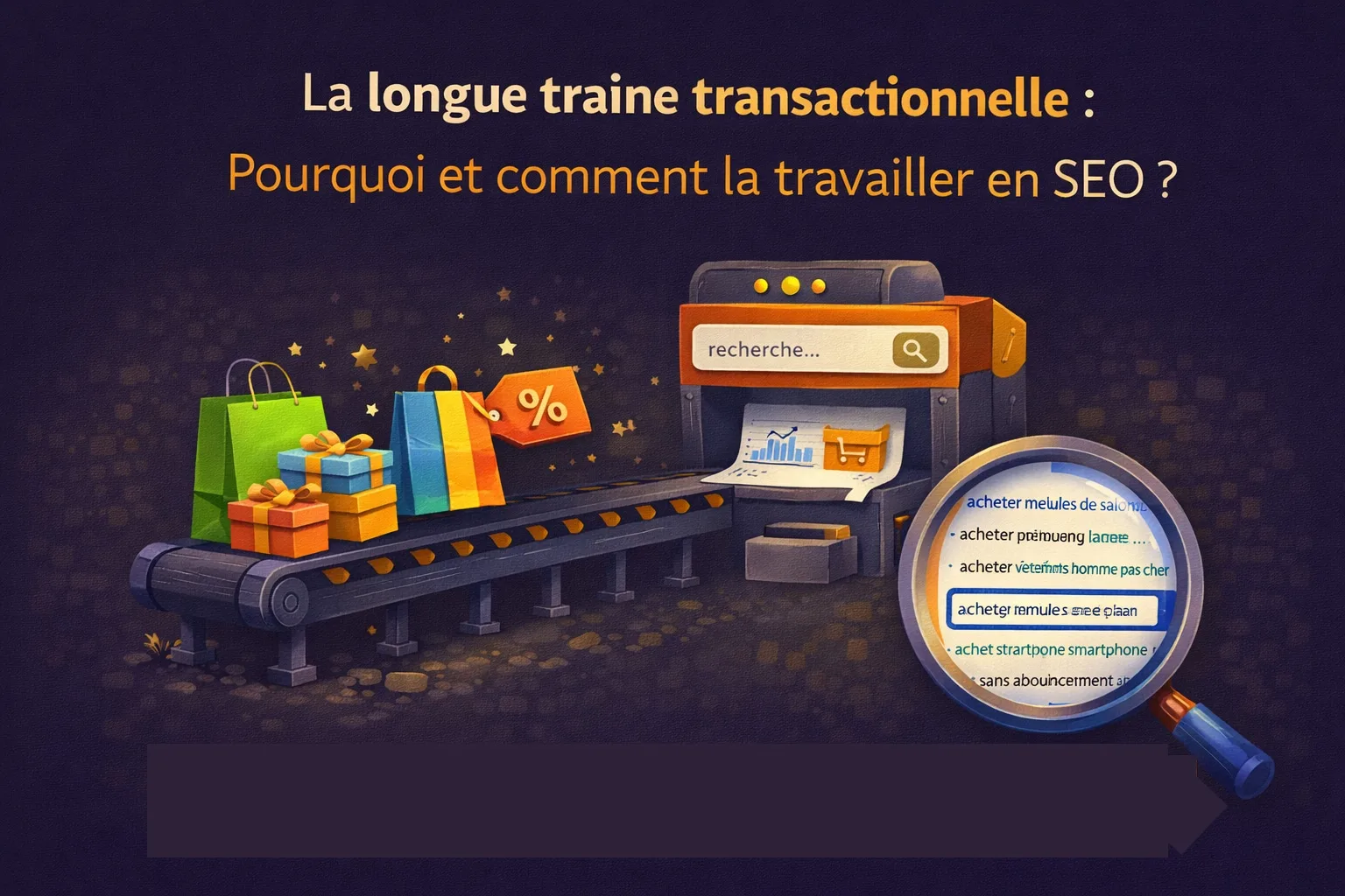 longue traine transactionnelle seo