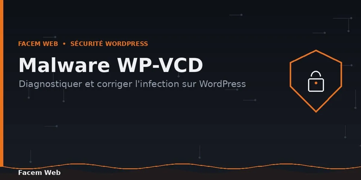WordPress malware WP-VCD diagnostic et correction infection site