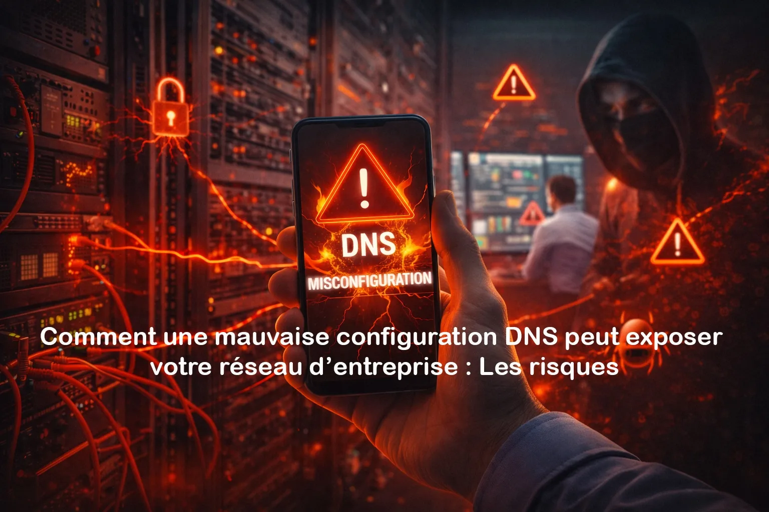 mauvaise configuration DNS reseau entreprise