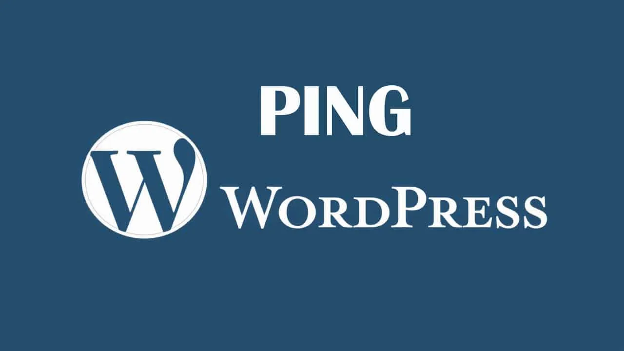 ping wordpress
