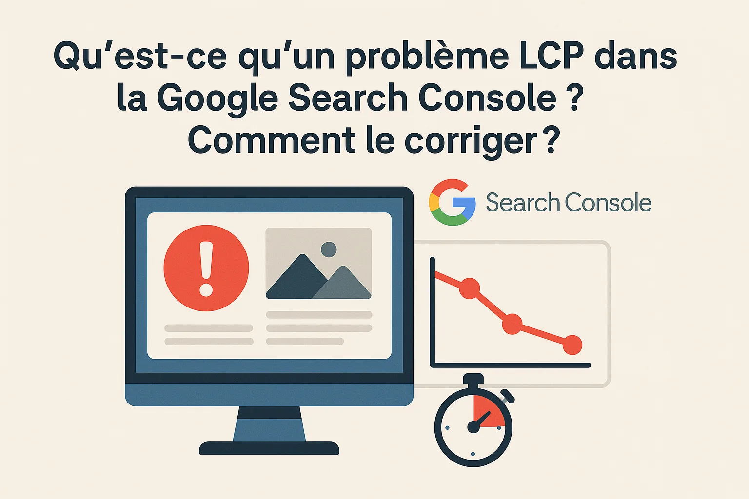 probleme lcp google search console