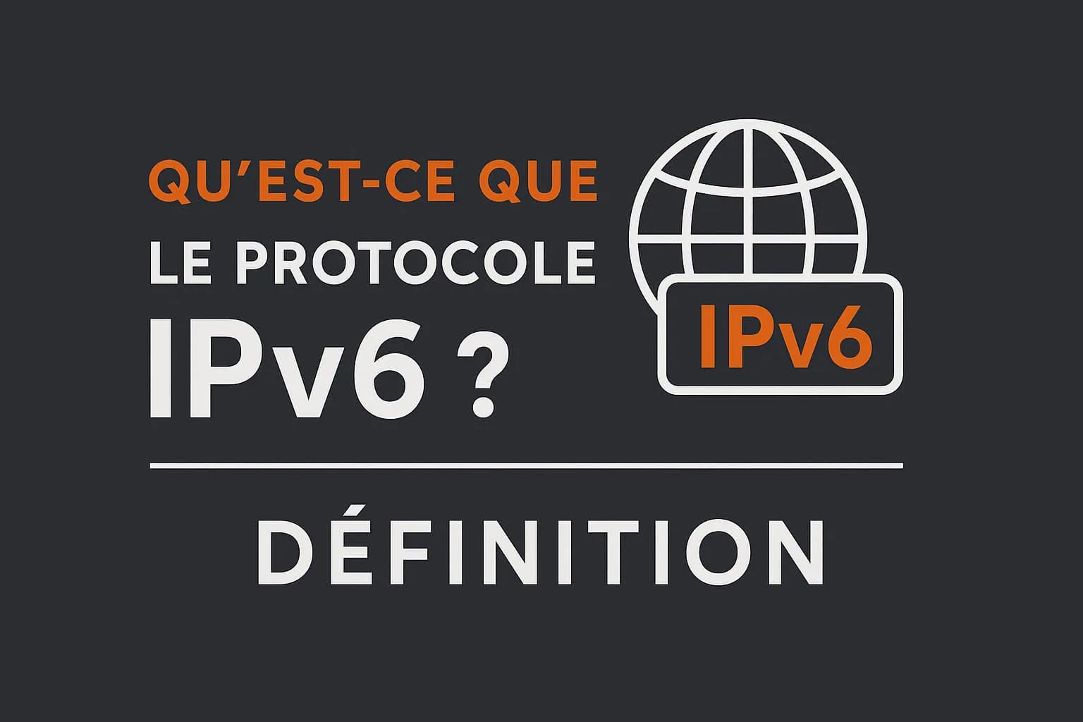 protocole ipv6 definition