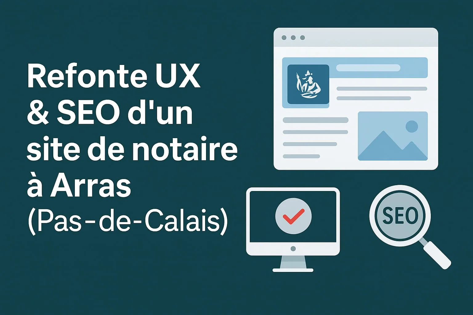 Refonte UX & SEO d'un site de notaire à Arras (Pas-de-Calais)