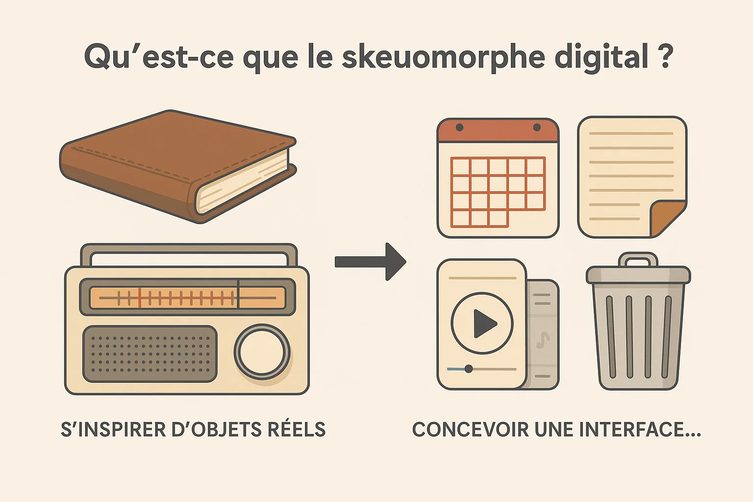 skeuomorphe digital