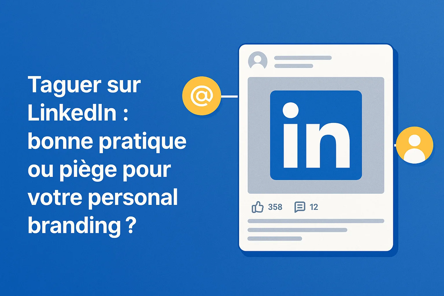 taguer sur linkedin