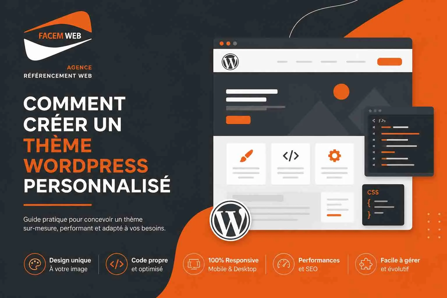 theme wordpress personnalisé