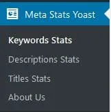 ajout onglet statistiques yoast seo wp