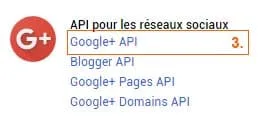 Recherche API Google