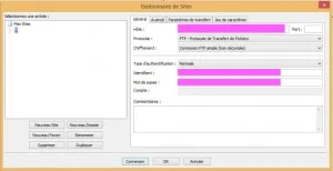 Compléter FTP pour WordPress