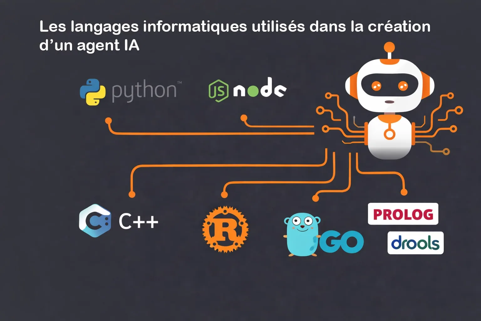 Les langages informatiques utilisés creation agent IA