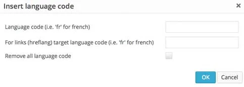 MCE accessible language