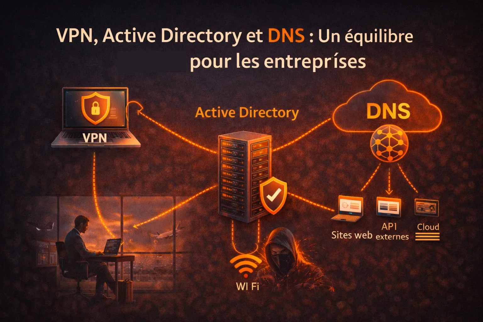 VPN, Active Directory et DNS dans un réseau d'entreprise