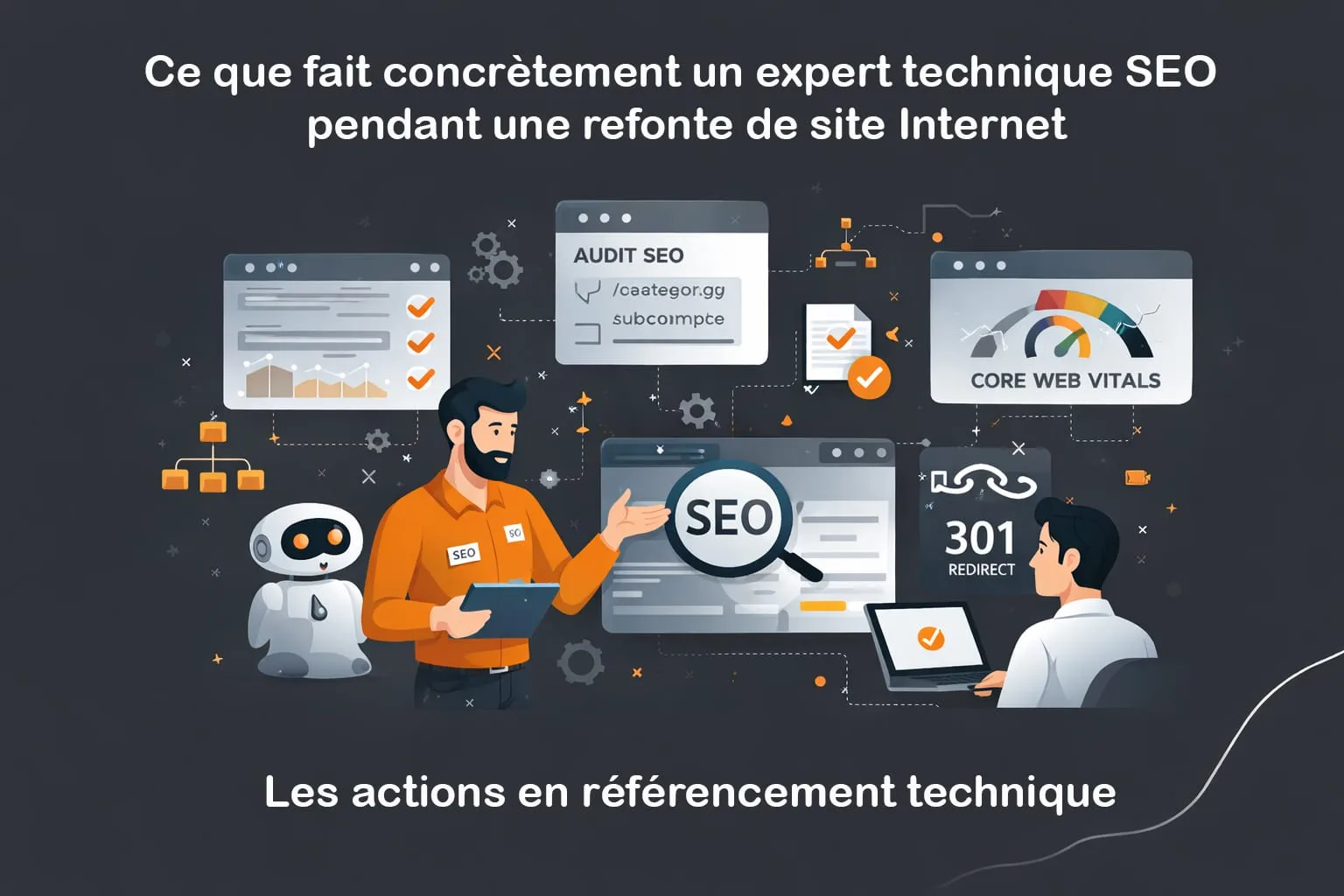 Interventions d'un expert SEO technique lors d'une refonte de site