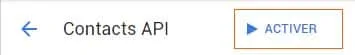 Activation API Google