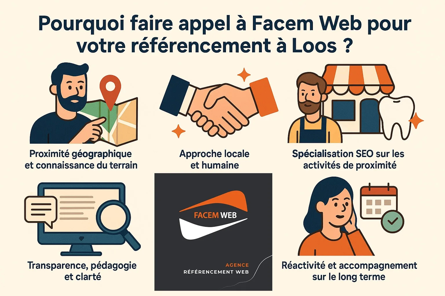 L'agence de référencement Facem Web à Loos dans le Nord
