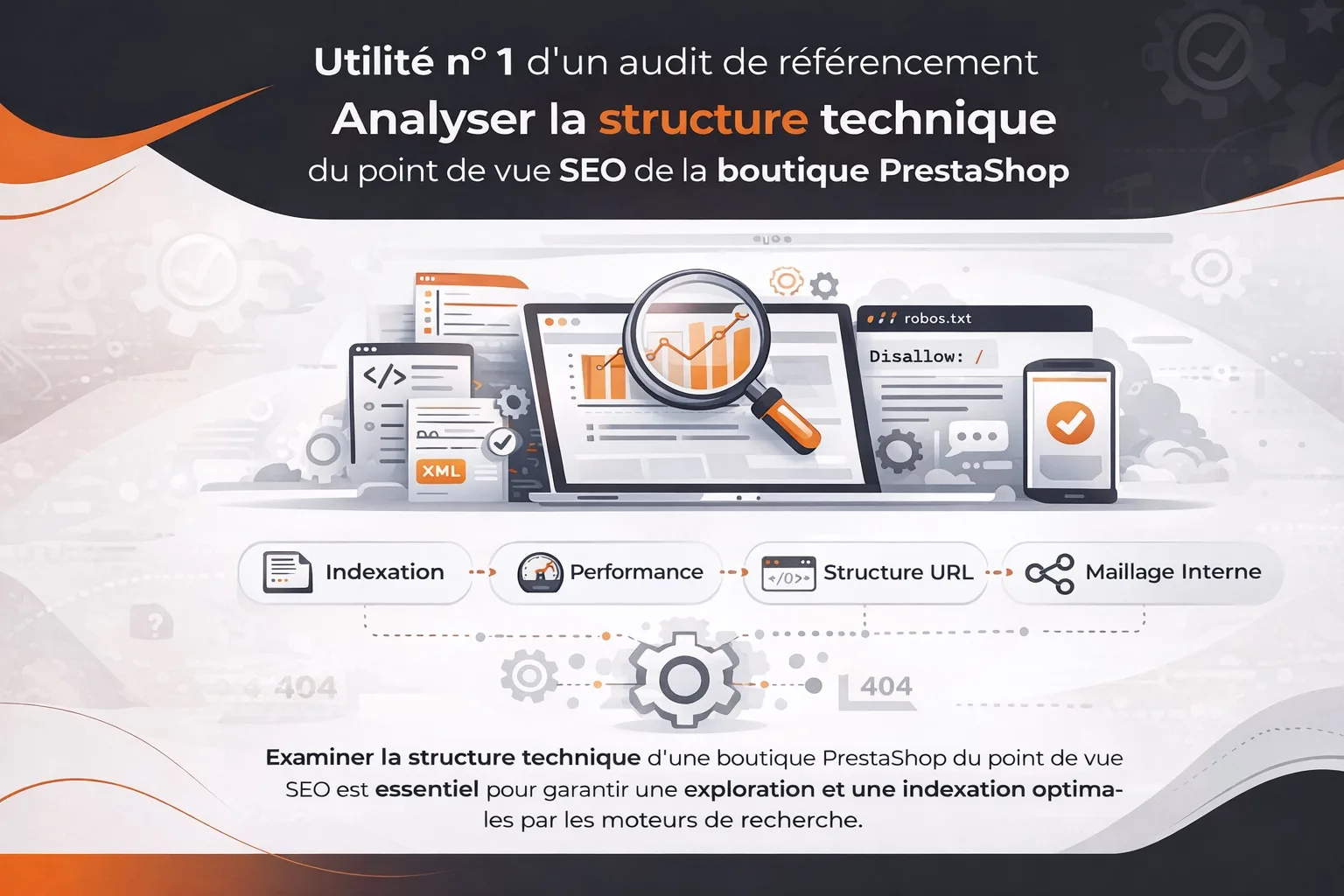 Analyse de la structure technique d'une boutique PrestaShop