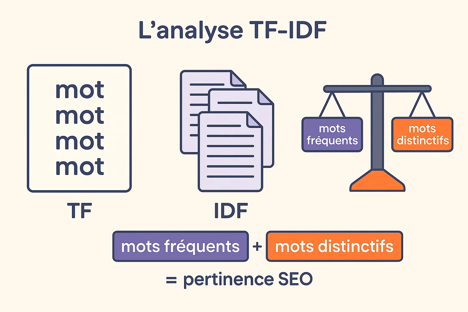 Analyse TF-IDF du champ lexical d'une page