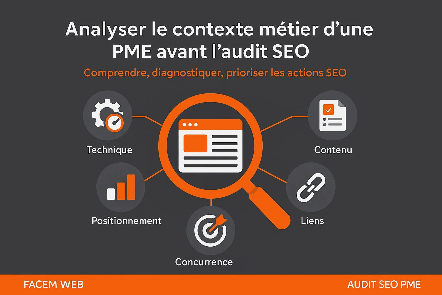 Analyse du contexte métier d'une PME avant un audit SEO