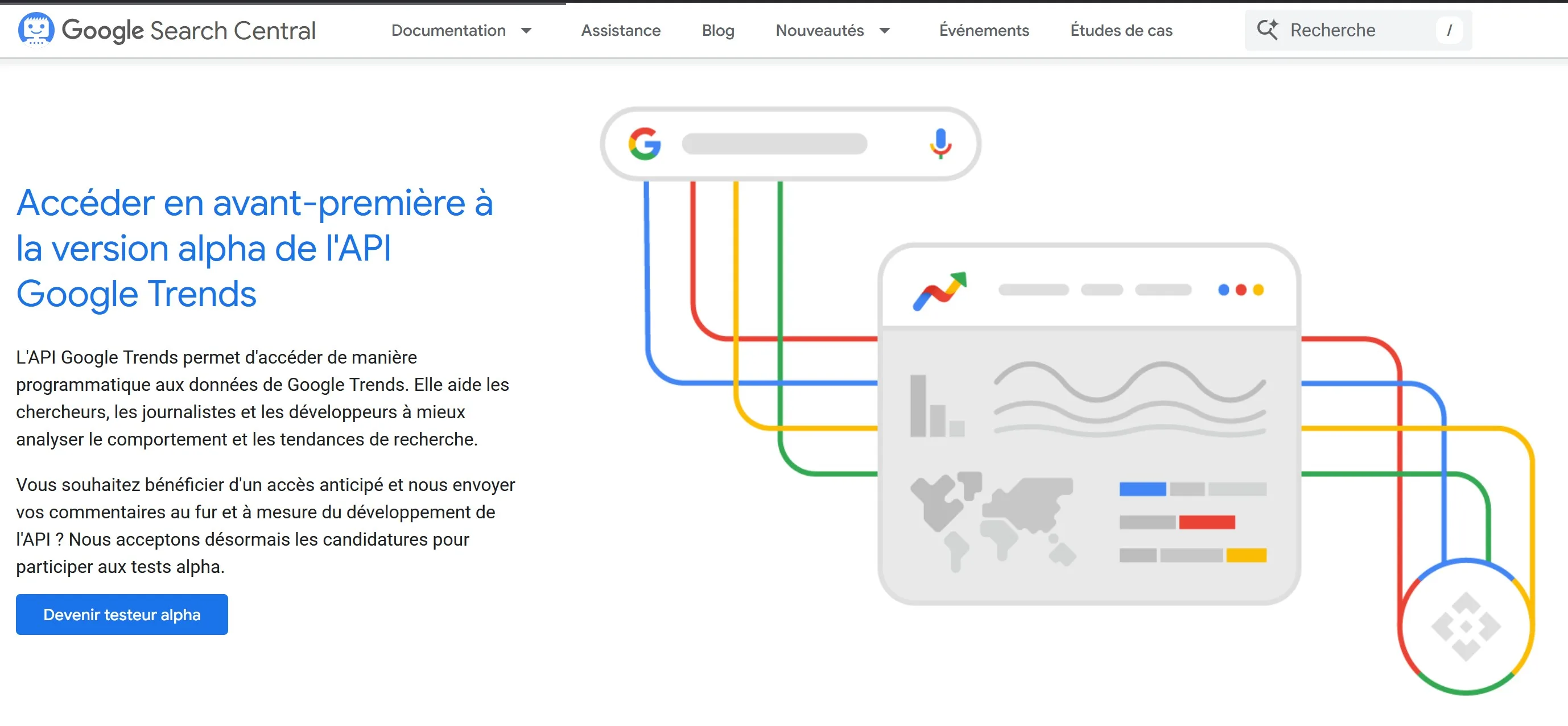 L'API Google Trends et l'accès programmatique aux données de recherche