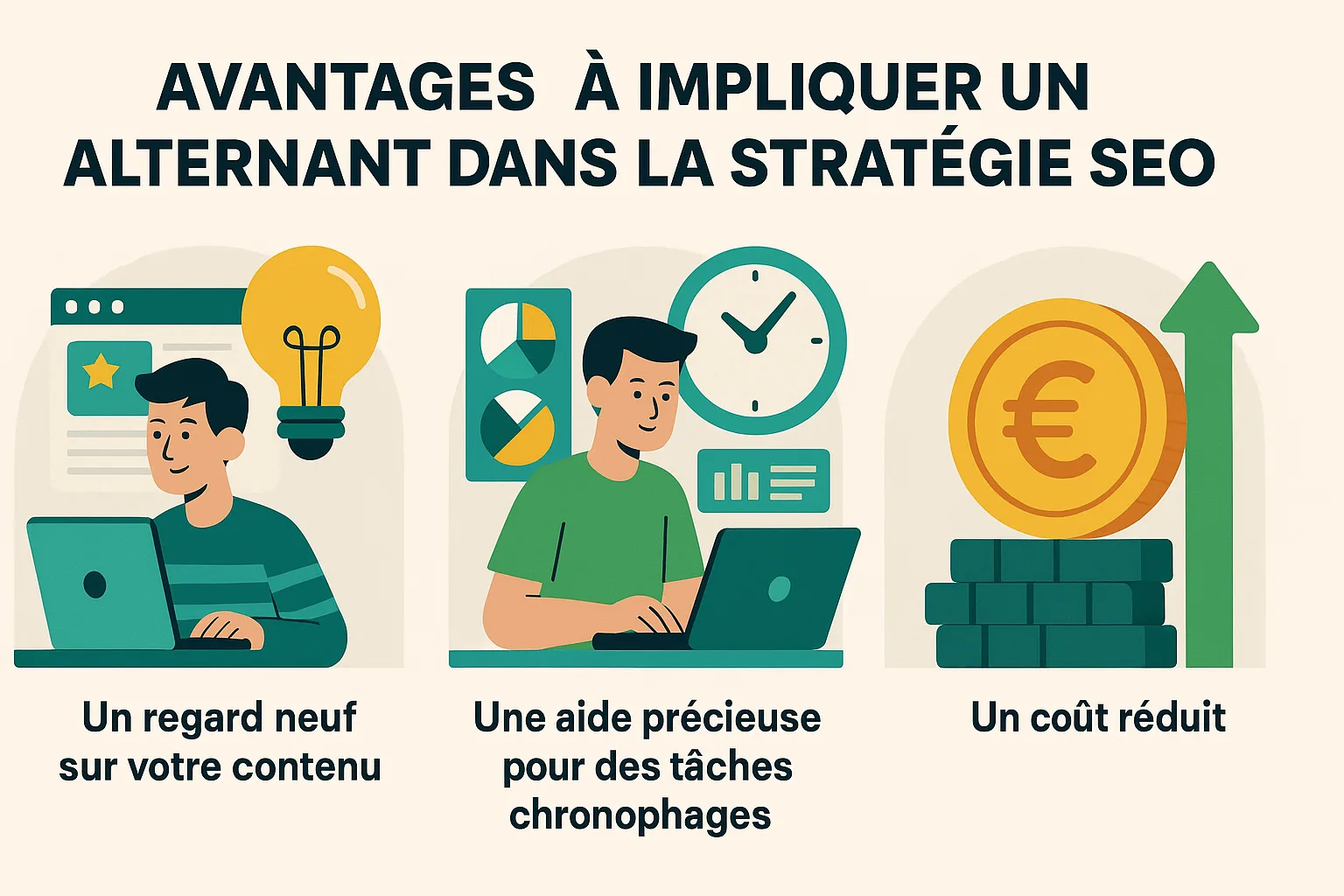 avantage alternant strategie SEO