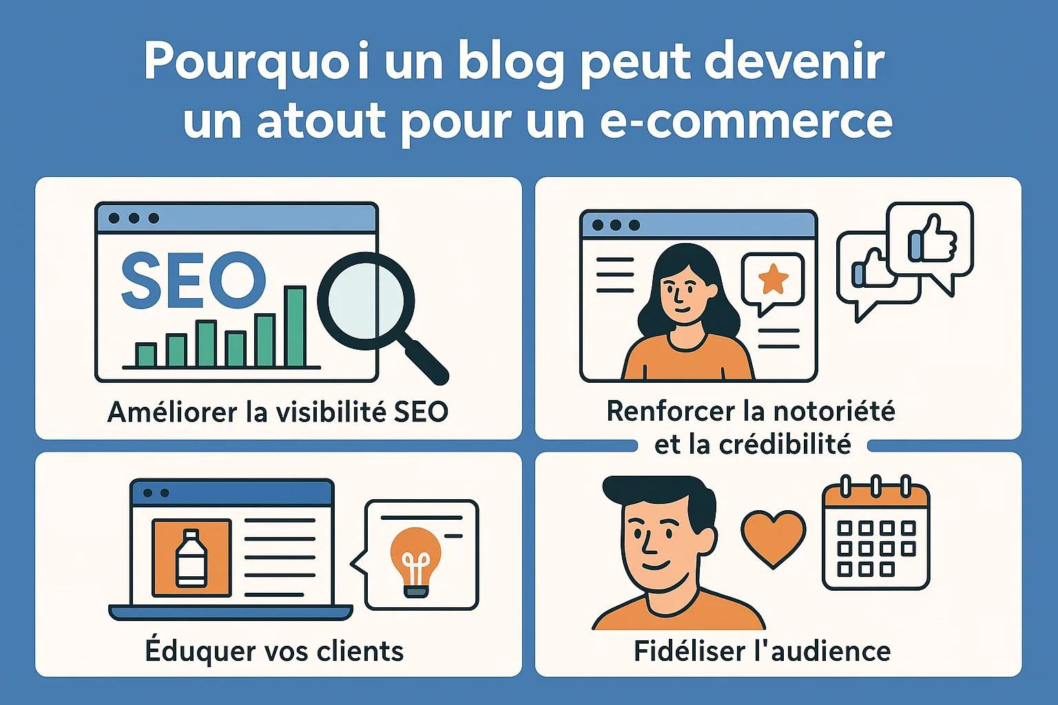 Les avantages d'un blog pour une boutique e-commerce