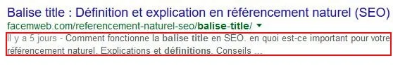 balise meta description exemple