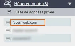 base de données ovh