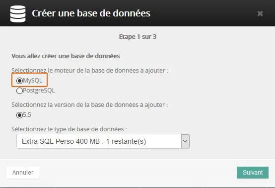 ovh bdd