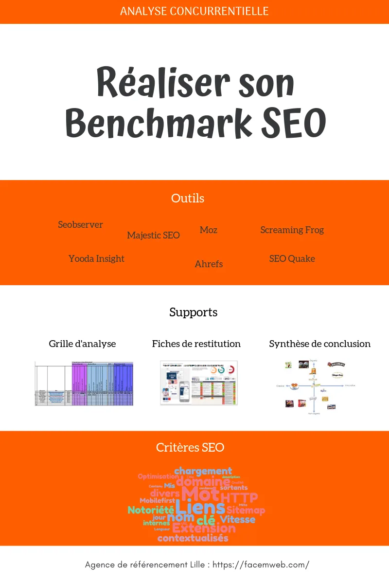 infographie benchmark seo