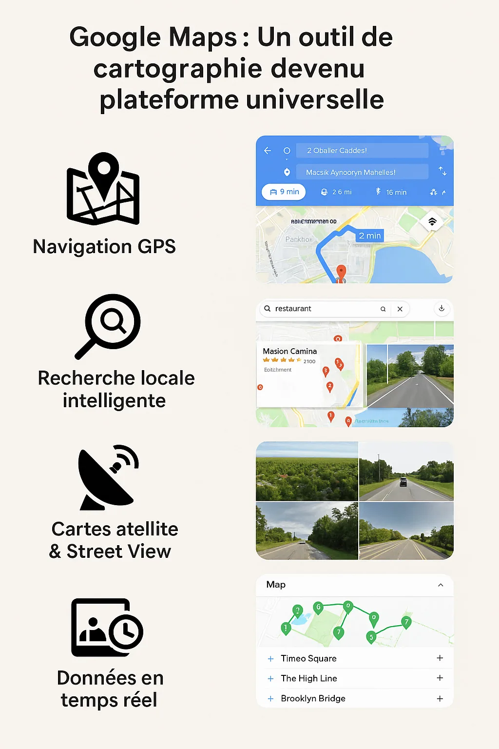 cartographie Google Maps