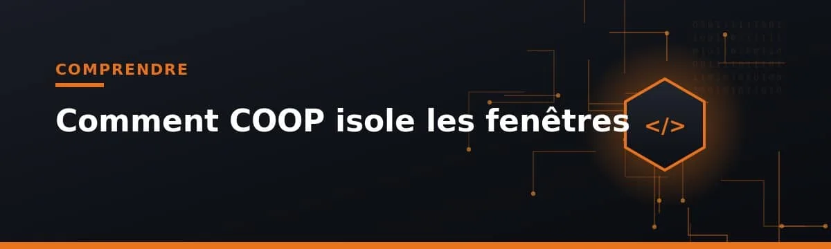 comment COOP isole les fenêtres dans un contexte technique et sécurisé