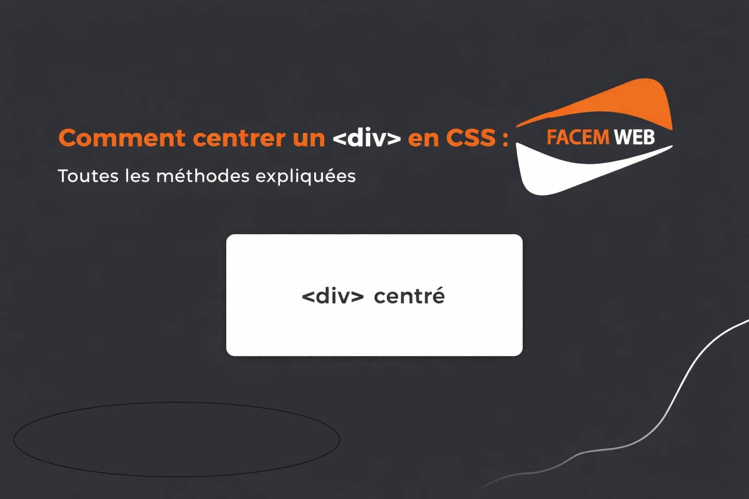centrer div css