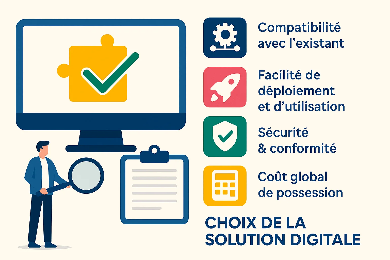 choix de la solution digitale