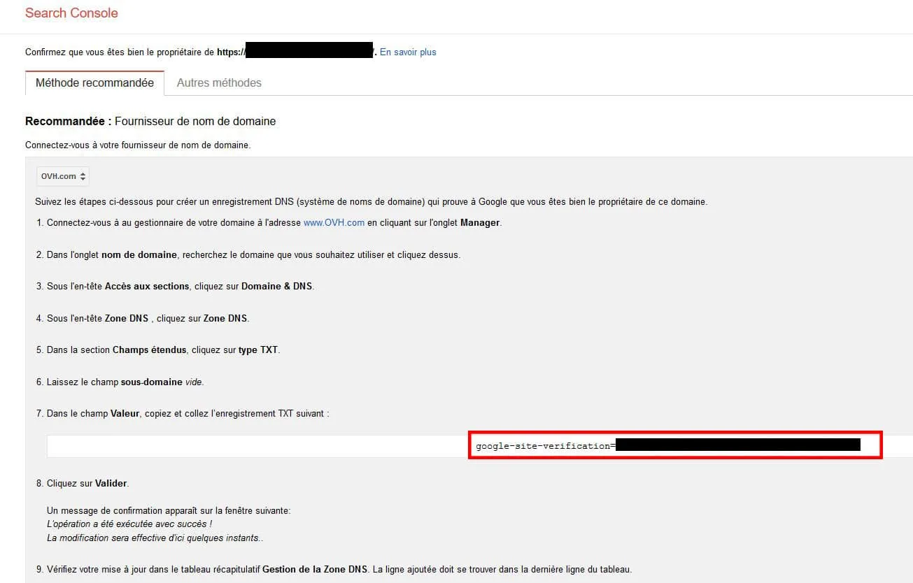 ajouter code search console yoast wordpress